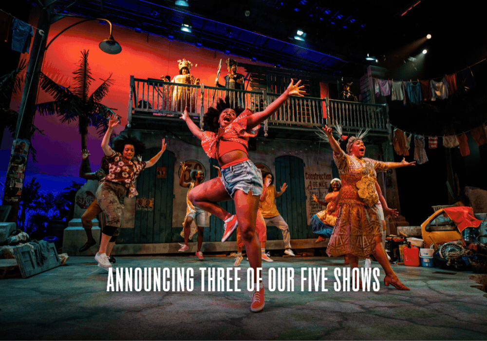 Rajeer Alford (Tom Collins) in Arden Theatre Company's 2025 production of RENT. Photos by Ashley Smith, Wide Eyed Studios.